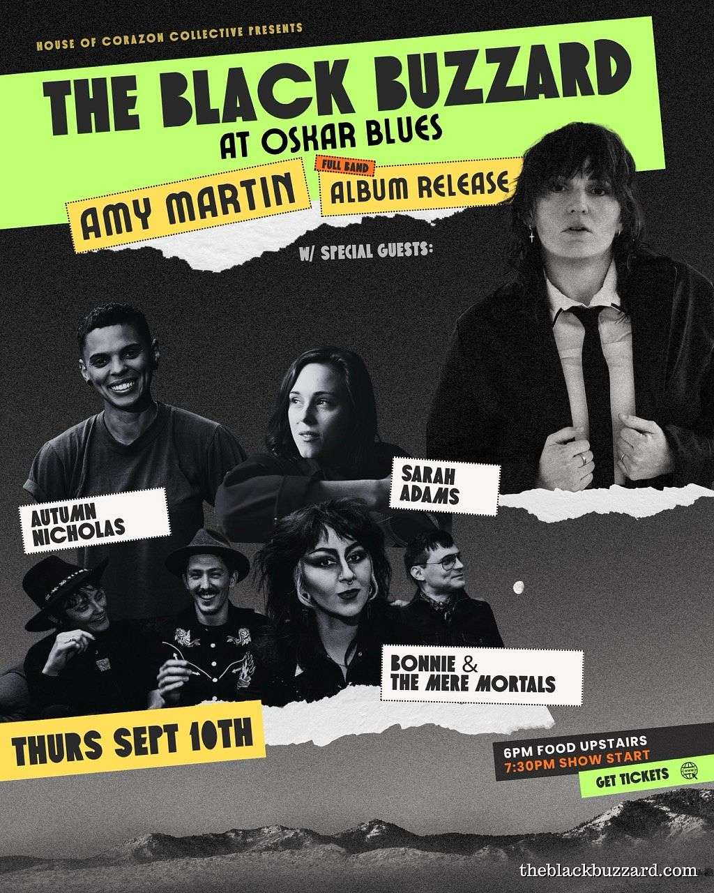 Amy Martin: Album Release Show feat. Autumn Nicholas, Bonnie & The Mere Mortals, Sarah Adams