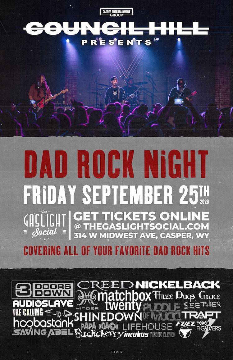 Dad Rock Night: a Tribute to 2000's Rock presented by Council Hill